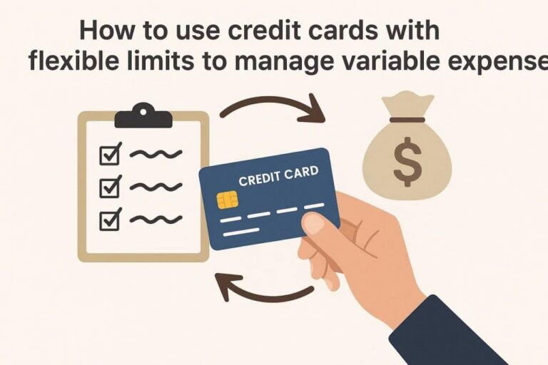 How to use credit cards with flexible limits to manage variable expenses