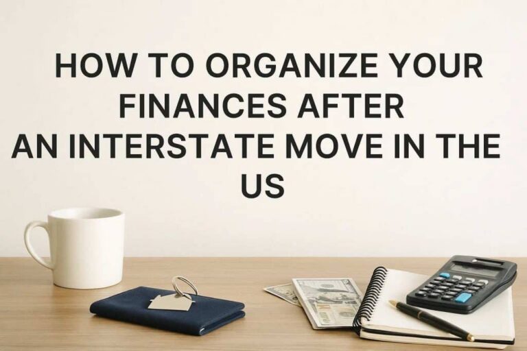 How to organize your finances after an interstate move in the US
