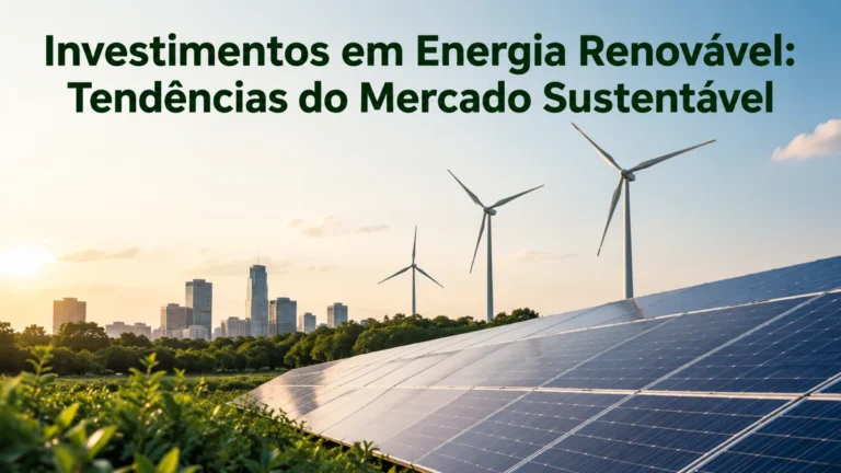 Investimentos em Energia Renovável: Tendências do Mercado Sustentável