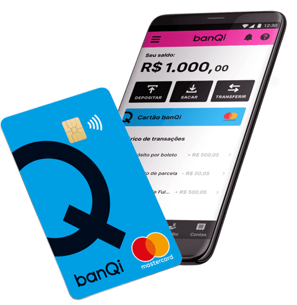 Cartão de crédito pré-pago banQi: Feito para negativados! Conheça