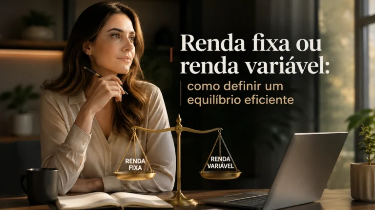 Renda fixa ou renda variável: como definir um equilíbrio eficiente