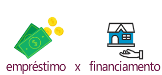 Qual a diferença entre empréstimo e financiamento?